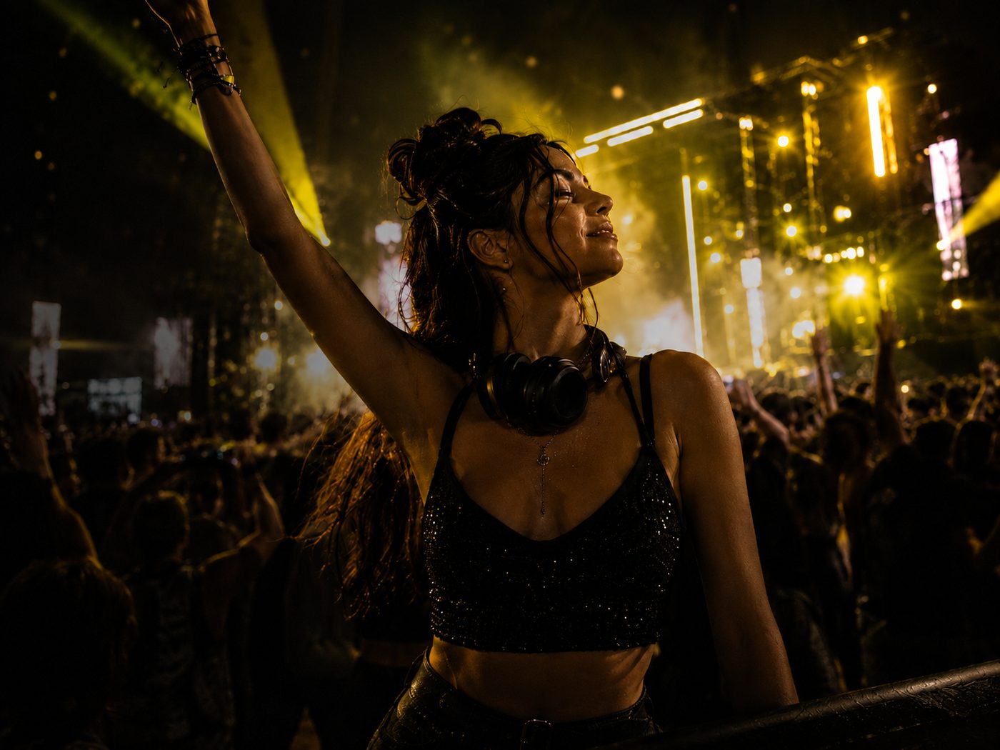 FUEL POWER at a festival, before a show